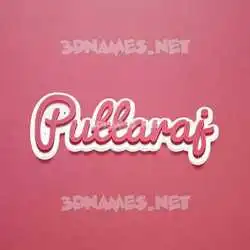 puttaraj in Red Scribble style - 3D name wallpaper