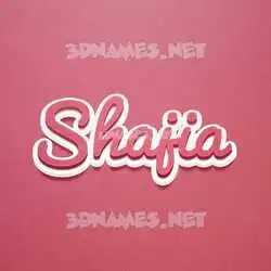 shajia in Red Scribble style - 3D name wallpaper