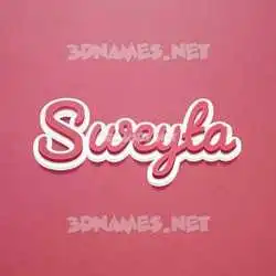 sweyta in Red Scribble style - 3D name wallpaper