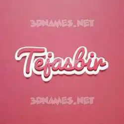 tejasbir in Red Scribble style - 3D name wallpaper