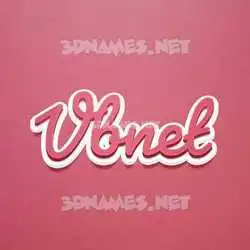 vbnet in Red Scribble style - 3D name wallpaper