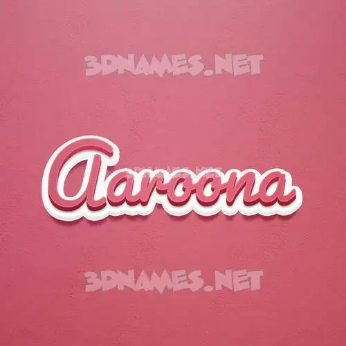 aaroona in Red Scribble style - 3D name wallpaper aaroona in Red Scribble style - 3D name wallpaper