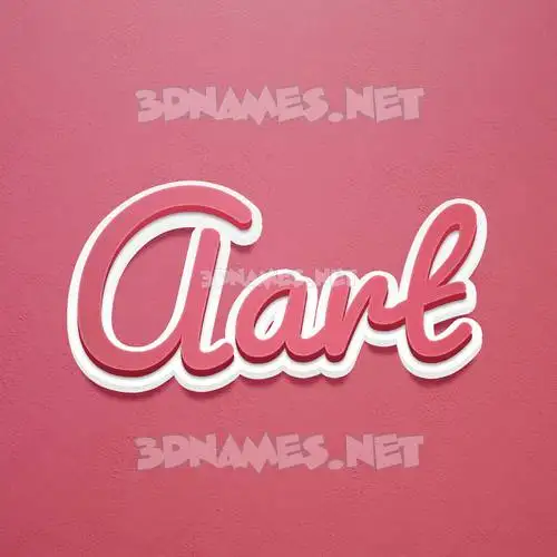 aart in Red Scribble style - 3D name wallpaper