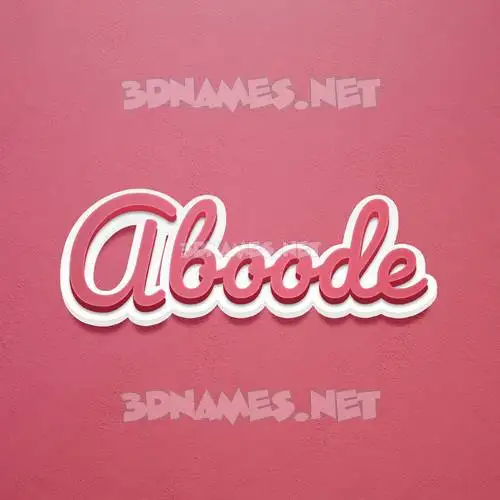 aboode in Red Scribble style - 3D name wallpaper aboode in Red Scribble style - 3D name wallpaper