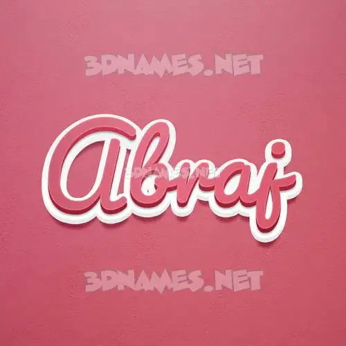 abraj in Red Scribble style - 3D name wallpaper abraj in Red Scribble style - 3D name wallpaper