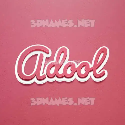 adool in Red Scribble style - 3D name wallpaper adool in Red Scribble style - 3D name wallpaper