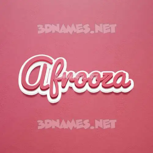 afrooza in Red Scribble style - 3D name wallpaper afrooza in Red Scribble style - 3D name wallpaper
