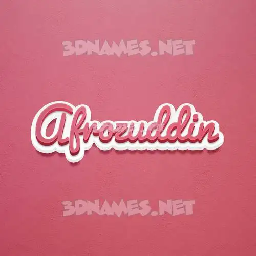 afrozuddin in Red Scribble style - 3D name wallpaper afrozuddin in Red Scribble style - 3D name wallpaper
