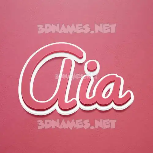 aia in Red Scribble style - 3D name wallpaper aia in Red Scribble style - 3D name wallpaper