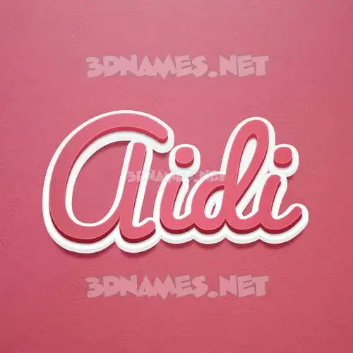 aidi in Red Scribble style - 3D name wallpaper aidi in Red Scribble style - 3D name wallpaper