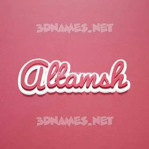 altamsh in Red Scribble style - 3D name wallpaper altamsh in Red Scribble style - 3D name wallpaper