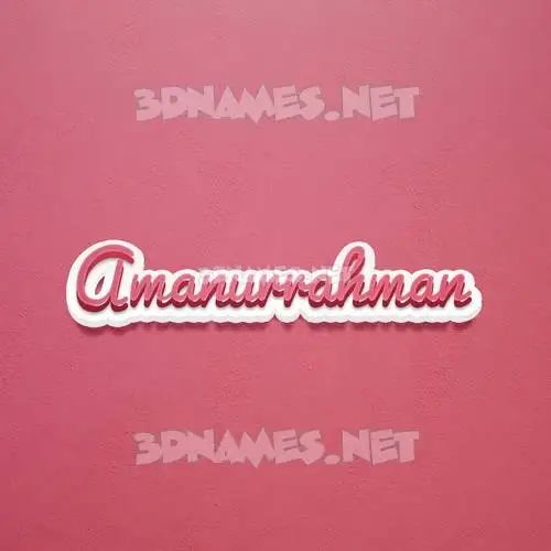 amanurrahman in Red Scribble style - 3D name wallpaper amanurrahman in Red Scribble style - 3D name wallpaper