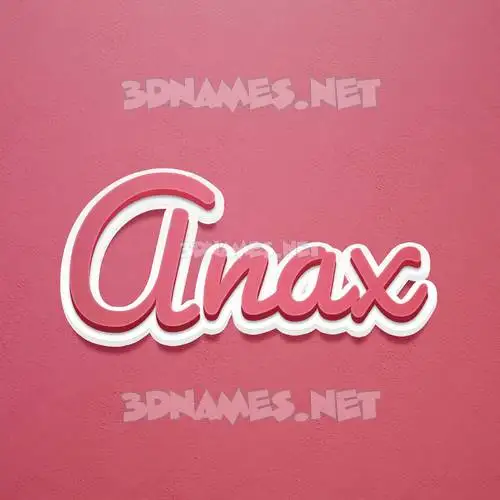 anax in Red Scribble style - 3D name wallpaper anax in Red Scribble style - 3D name wallpaper