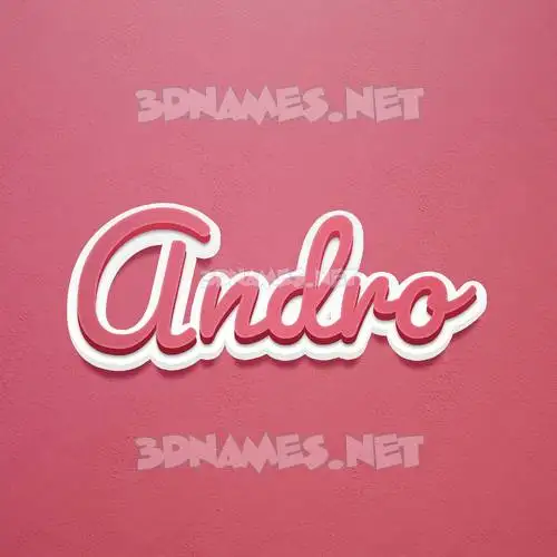 andro in Red Scribble style - 3D name wallpaper andro in Red Scribble style - 3D name wallpaper
