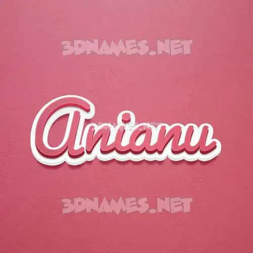 anianu in Red Scribble style - 3D name wallpaper anianu in Red Scribble style - 3D name wallpaper