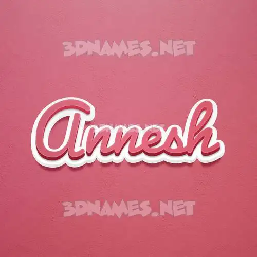 annesh in Red Scribble style - 3D name wallpaper annesh in Red Scribble style - 3D name wallpaper
