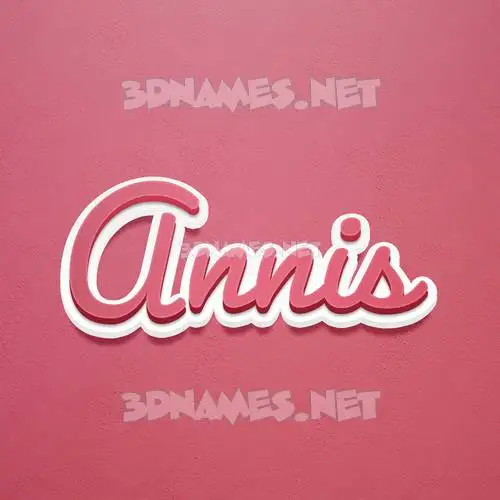 annis in Red Scribble style - 3D name wallpaper annis in Red Scribble style - 3D name wallpaper