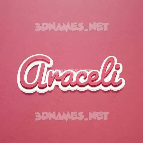 araceli in Red Scribble style - 3D name wallpaper araceli in Red Scribble style - 3D name wallpaper