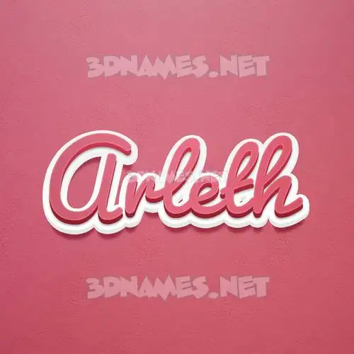 arleth in Red Scribble style - 3D name wallpaper arleth in Red Scribble style - 3D name wallpaper