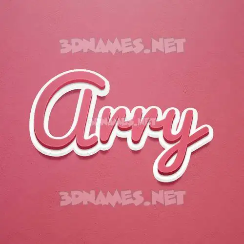 arry in Red Scribble style - 3D name wallpaper arry in Red Scribble style - 3D name wallpaper