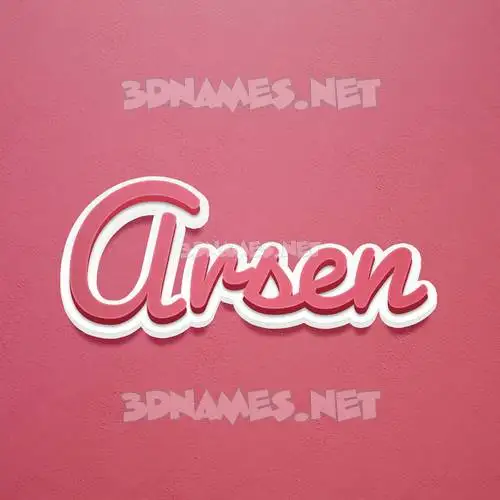 arsen in Red Scribble style - 3D name wallpaper arsen in Red Scribble style - 3D name wallpaper