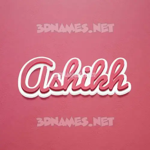 ashikh in Red Scribble style - 3D name wallpaper ashikh in Red Scribble style - 3D name wallpaper