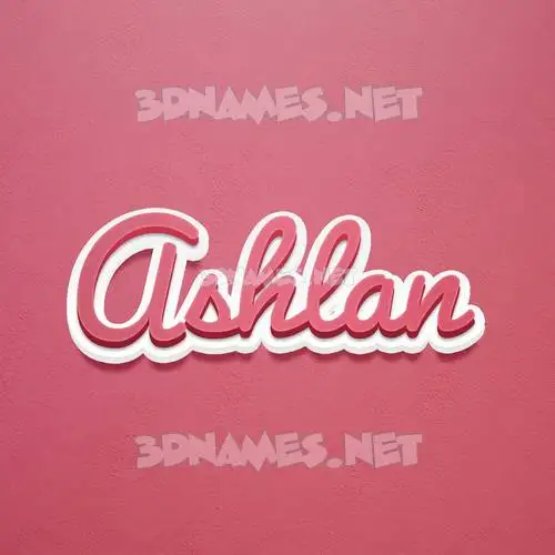 ashlan in Red Scribble style - 3D name wallpaper ashlan in Red Scribble style - 3D name wallpaper
