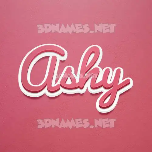 ashy in Red Scribble style - 3D name wallpaper ashy in Red Scribble style - 3D name wallpaper