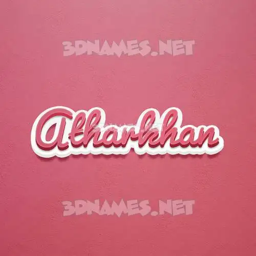 atharkhan in Red Scribble style - 3D name wallpaper atharkhan in Red Scribble style - 3D name wallpaper