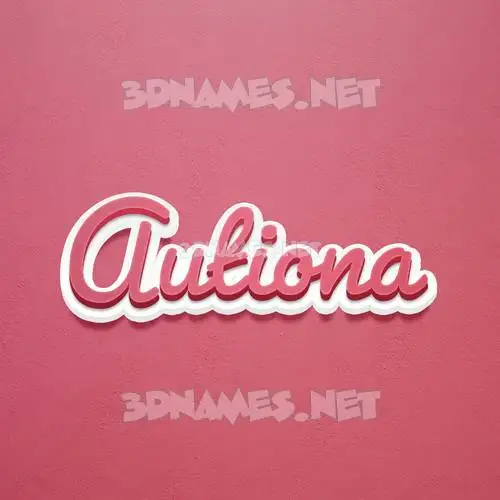 autiona in Red Scribble style - 3D name wallpaper autiona in Red Scribble style - 3D name wallpaper