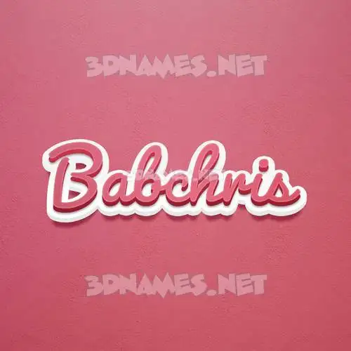 babchris in Red Scribble style - 3D name wallpaper babchris in Red Scribble style - 3D name wallpaper