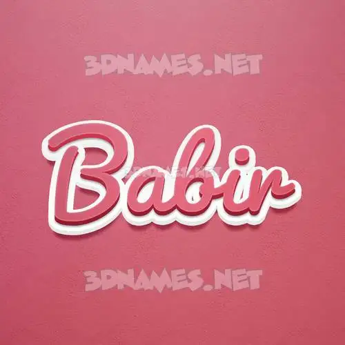 babir in Red Scribble style - 3D name wallpaper babir in Red Scribble style - 3D name wallpaper