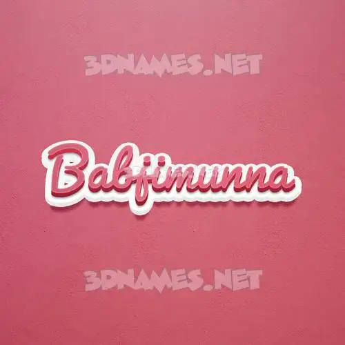 babjimunna in Red Scribble style - 3D name wallpaper babjimunna in Red Scribble style - 3D name wallpaper