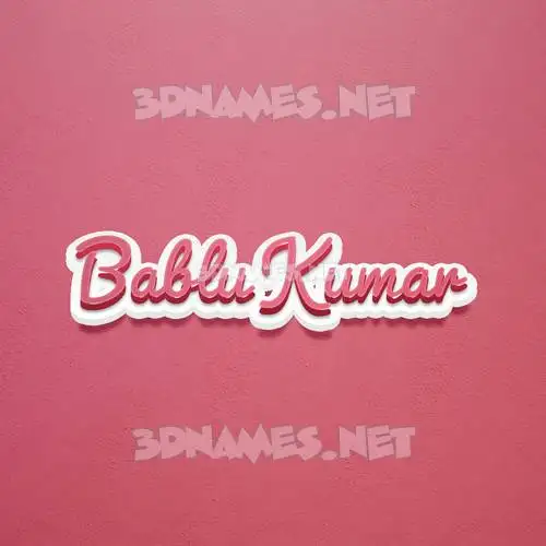 bablu kumar in Red Scribble style - 3D name wallpaper bablu kumar in Red Scribble style - 3D name wallpaper
