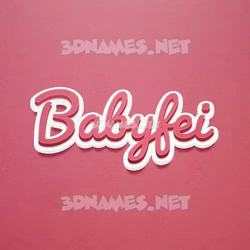 babyfei in Red Scribble style - 3D name wallpaper babyfei in Red Scribble style - 3D name wallpaper