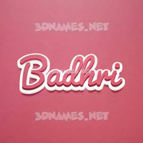 badhri in Red Scribble style - 3D name wallpaper badhri in Red Scribble style - 3D name wallpaper