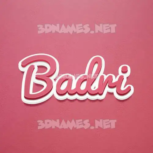 badri in Red Scribble style - 3D name wallpaper badri in Red Scribble style - 3D name wallpaper