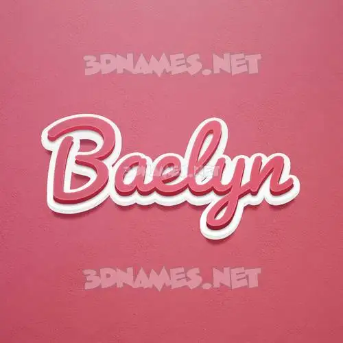 baelyn in Red Scribble style - 3D name wallpaper baelyn in Red Scribble style - 3D name wallpaper