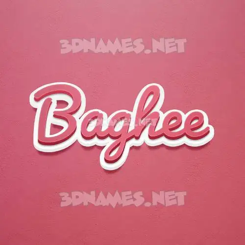 baghee in Red Scribble style - 3D name wallpaper baghee in Red Scribble style - 3D name wallpaper