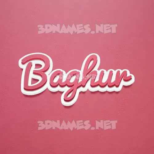 baghur in Red Scribble style - 3D name wallpaper baghur in Red Scribble style - 3D name wallpaper