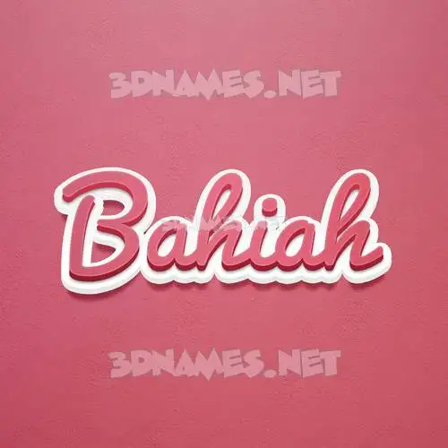 bahiah in Red Scribble style - 3D name wallpaper bahiah in Red Scribble style - 3D name wallpaper