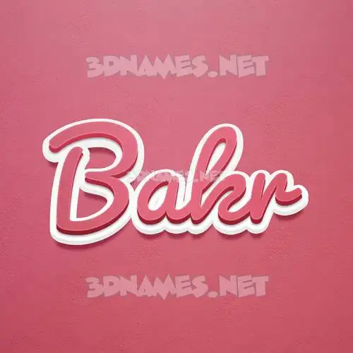 bakr in Red Scribble style - 3D name wallpaper bakr in Red Scribble style - 3D name wallpaper