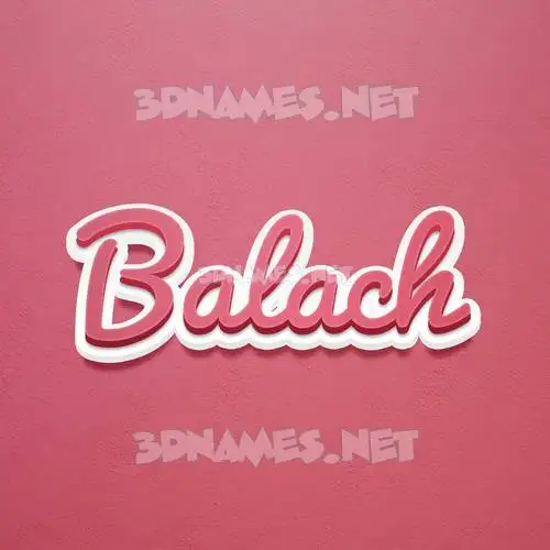 balach in Red Scribble style - 3D name wallpaper balach in Red Scribble style - 3D name wallpaper