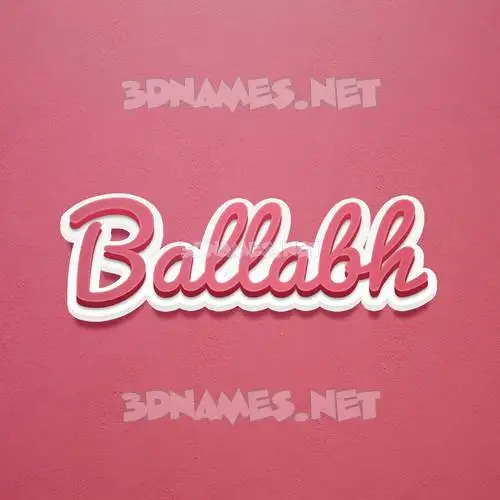 ballabh in Red Scribble style - 3D name wallpaper ballabh in Red Scribble style - 3D name wallpaper