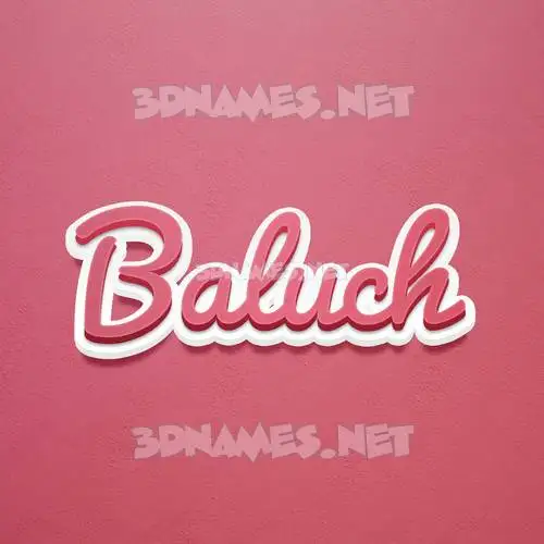 baluch in Red Scribble style - 3D name wallpaper baluch in Red Scribble style - 3D name wallpaper