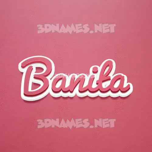 banita in Red Scribble style - 3D name wallpaper banita in Red Scribble style - 3D name wallpaper