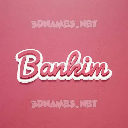 bankim in Red Scribble style - 3D name wallpaper bankim in Red Scribble style - 3D name wallpaper