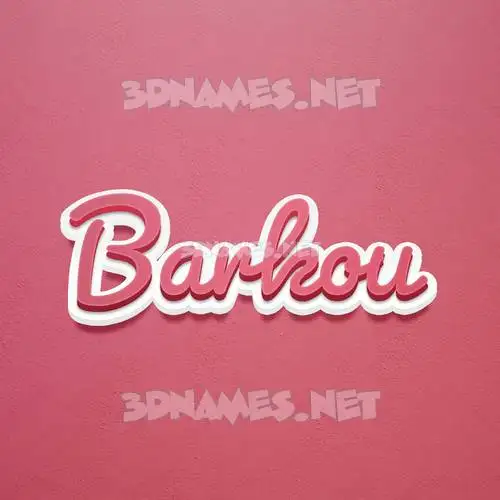 barkou in Red Scribble style - 3D name wallpaper barkou in Red Scribble style - 3D name wallpaper