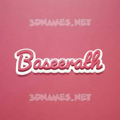 baseerath in Red Scribble style - 3D name wallpaper baseerath in Red Scribble style - 3D name wallpaper