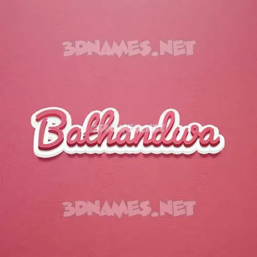 bathandwa in Red Scribble style - 3D name wallpaper bathandwa in Red Scribble style - 3D name wallpaper